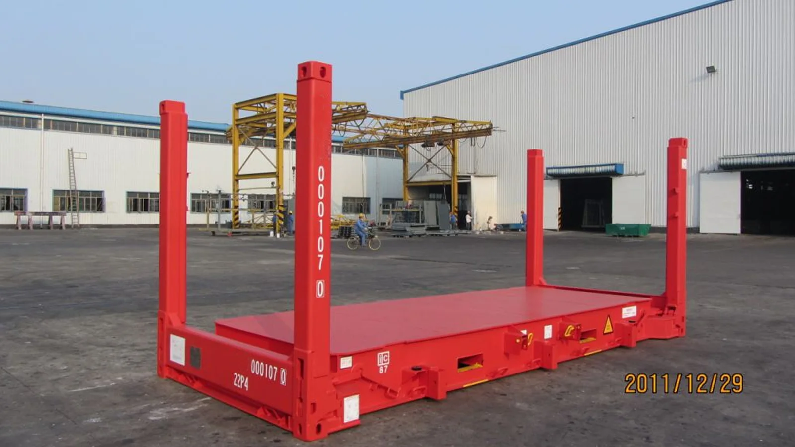 Flat Rack (Collapsible Platform) контейнер