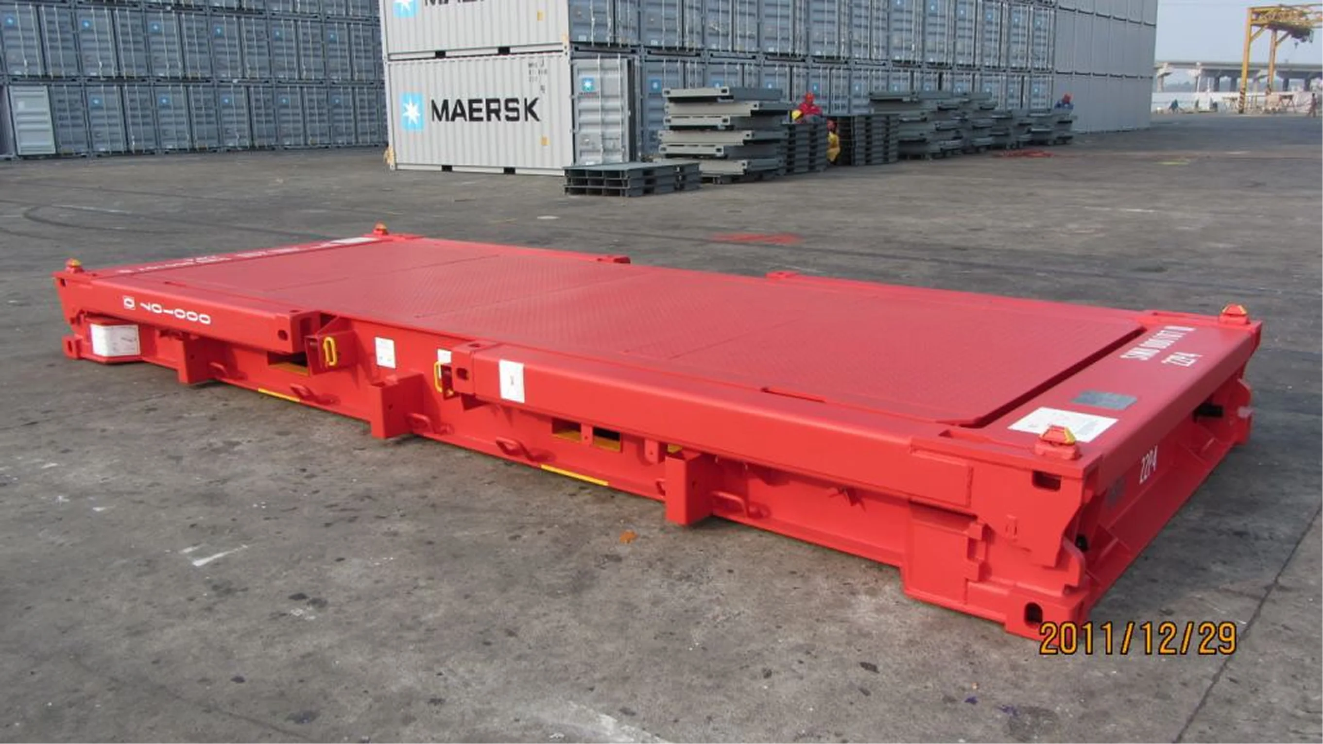 Flat Rack (Collapsible Platform) контейнер