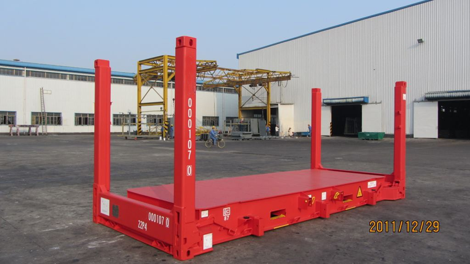 Flat Rack (Collapsible Platform) контейнер