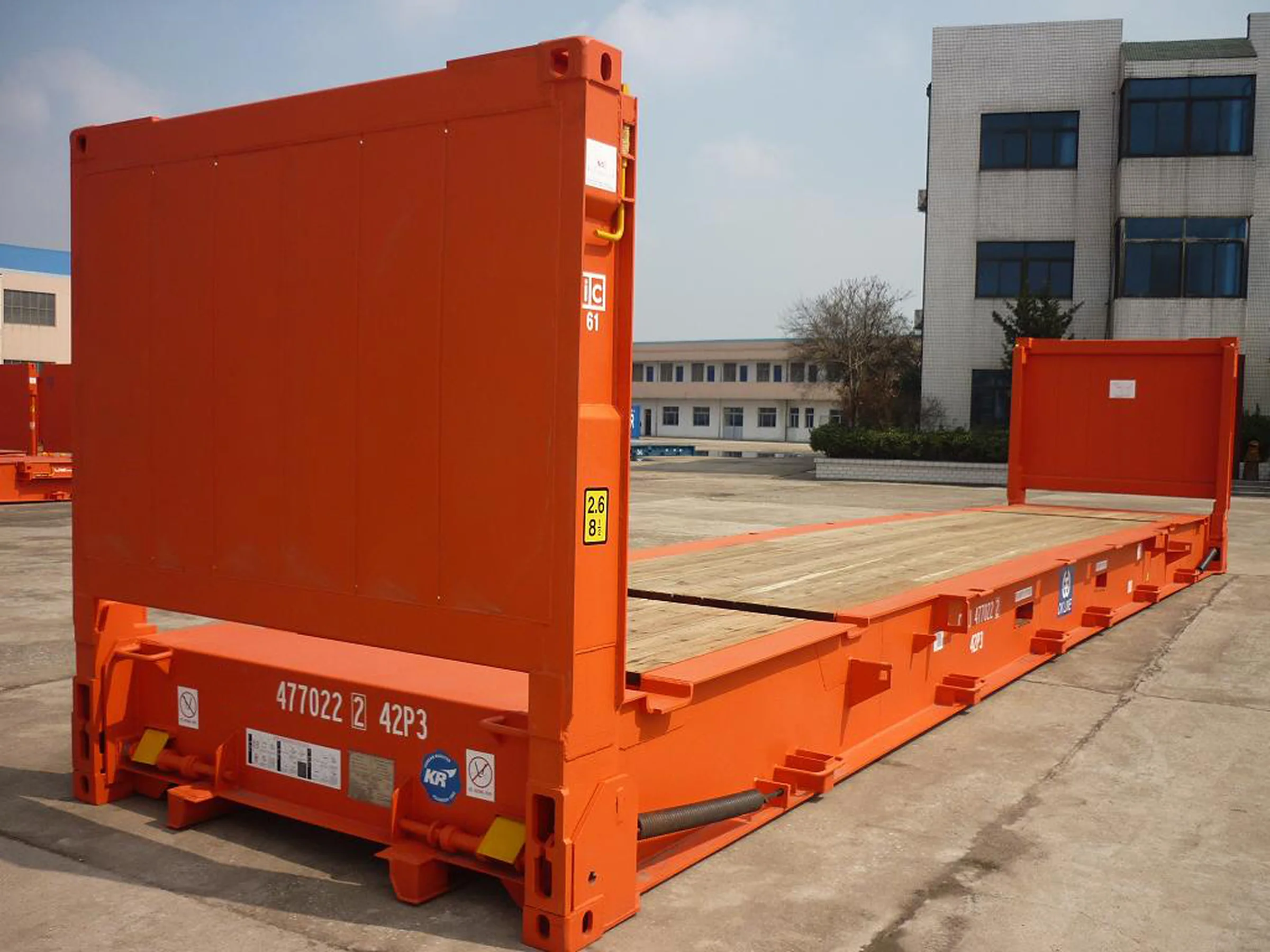 Flat Rack (Collapsible Platform) контейнер