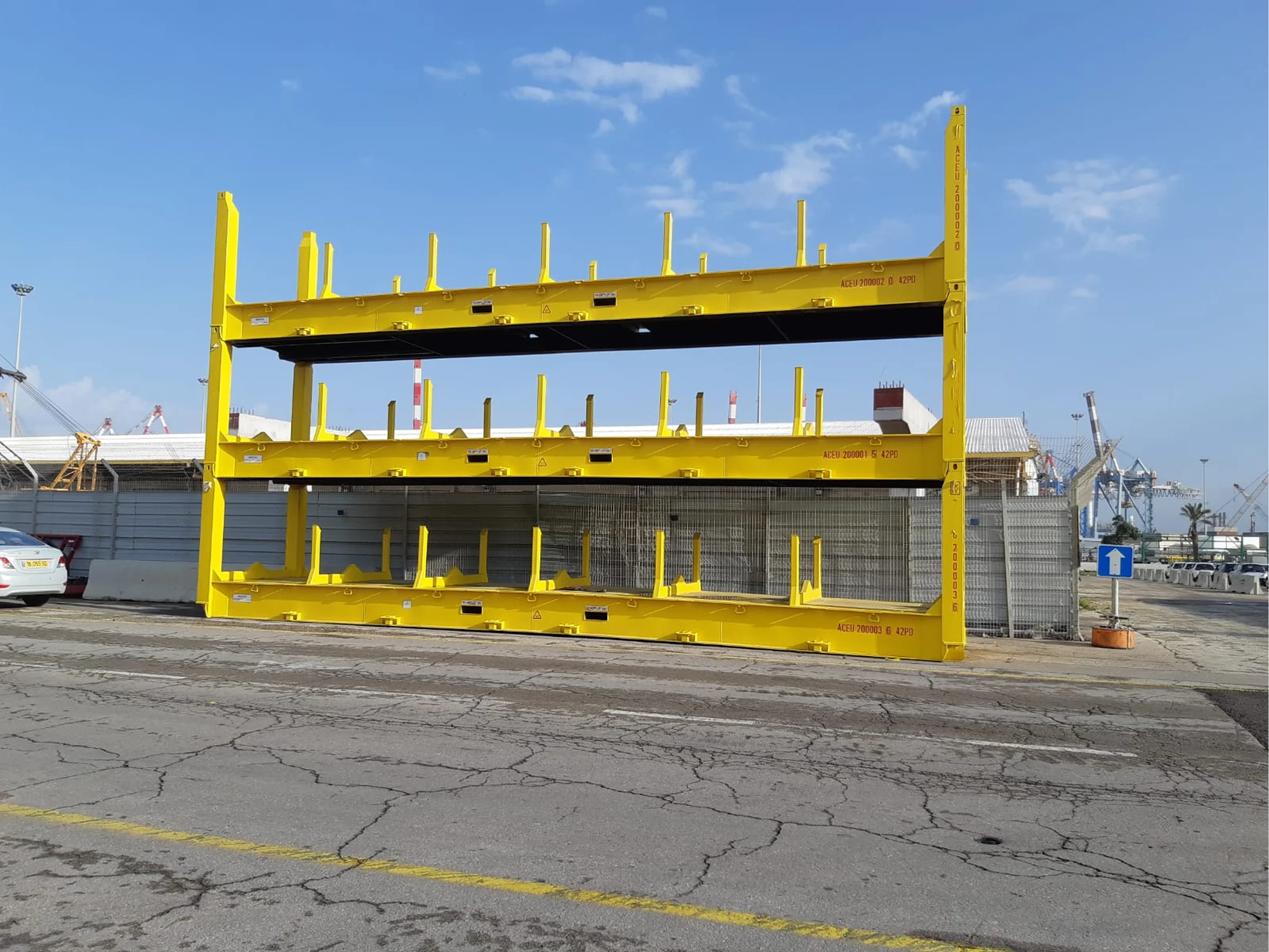 Flat Rack (Fixed post) контейнер