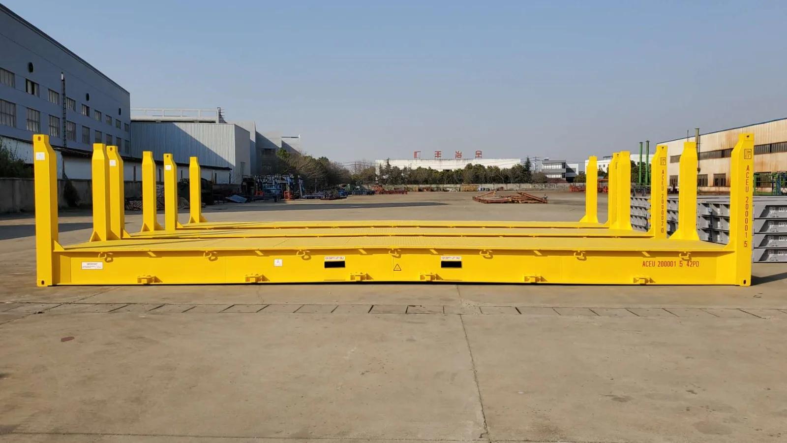 Flat Rack (Fixed post) контейнер