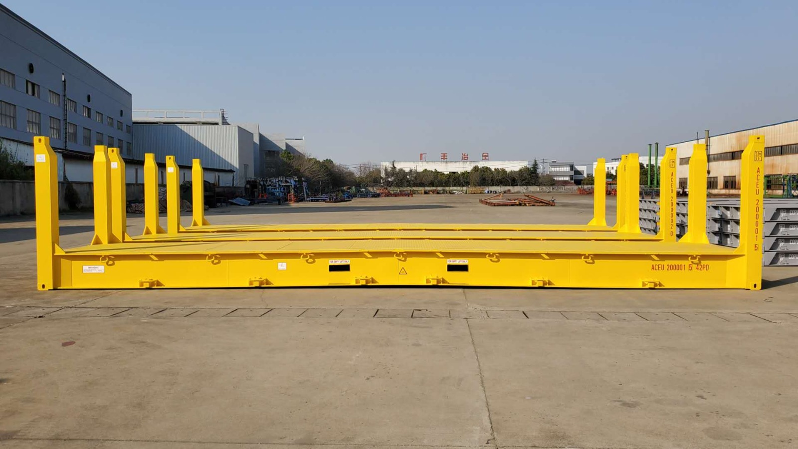 Flat Rack (Fixed post) контейнер